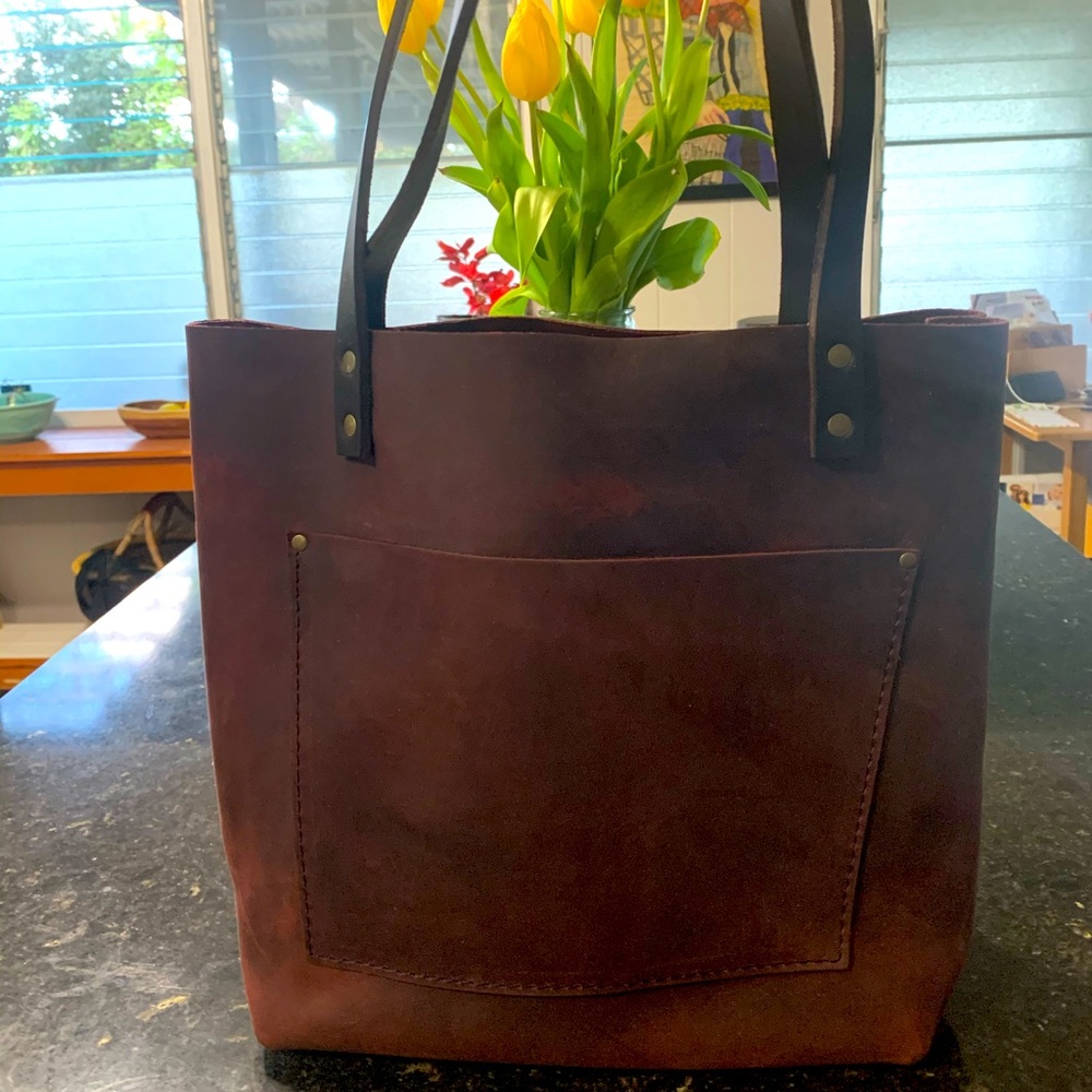 Portland Leather Goods tote